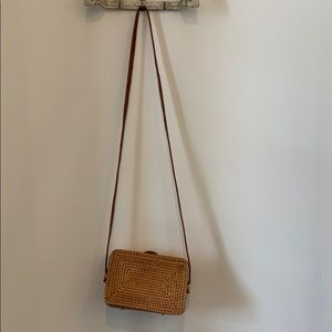 Wicker Crossbody Bag
